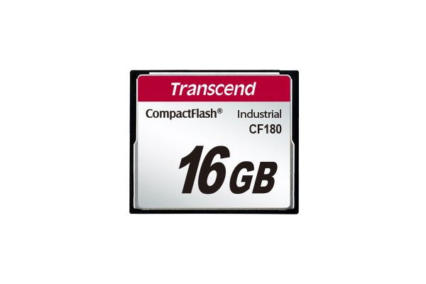 TRANSCEND CompactFlash Card CF180I,  512MB,  SLC mode WD-15,  Wide Temp.