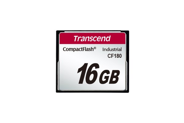 TRANSCEND CompactFlash Card CF180I,  1GB,  SLC mode WD-15,  Wide Temp.0 