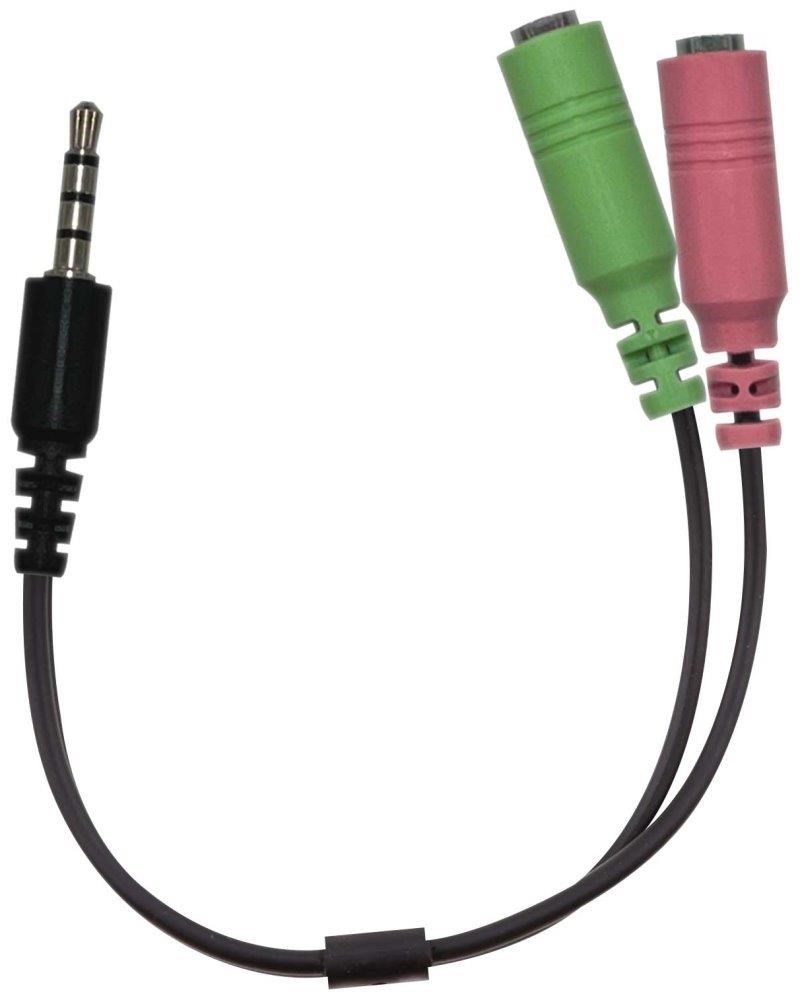 GENIUS audio adaptér 2x female 3, 5mm jack na 1x male 3, 5