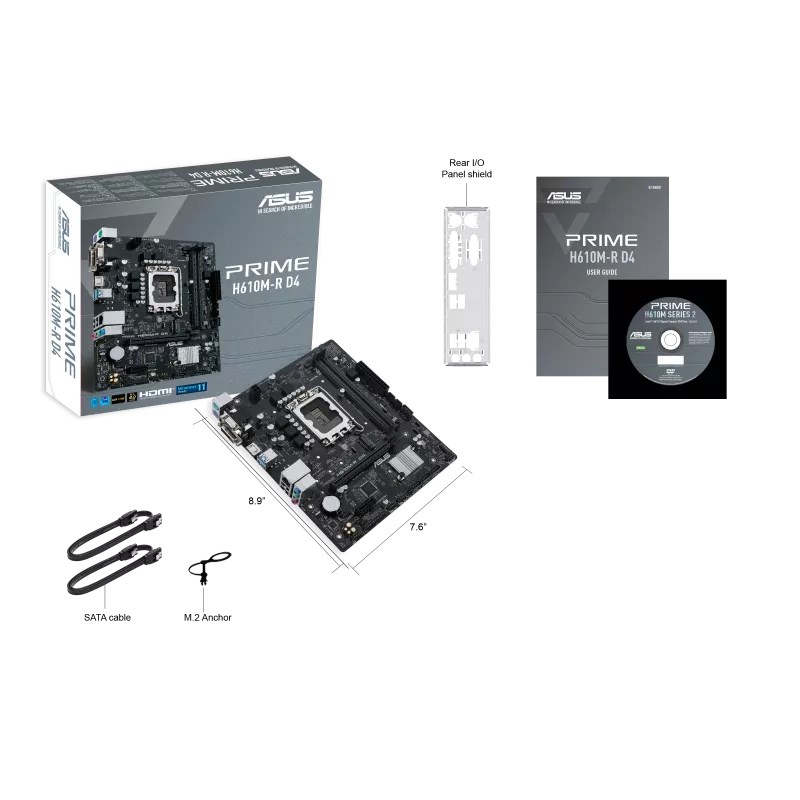 ASUS PRIME H610-R D4-SI/ LGA 1700/ mATX4 