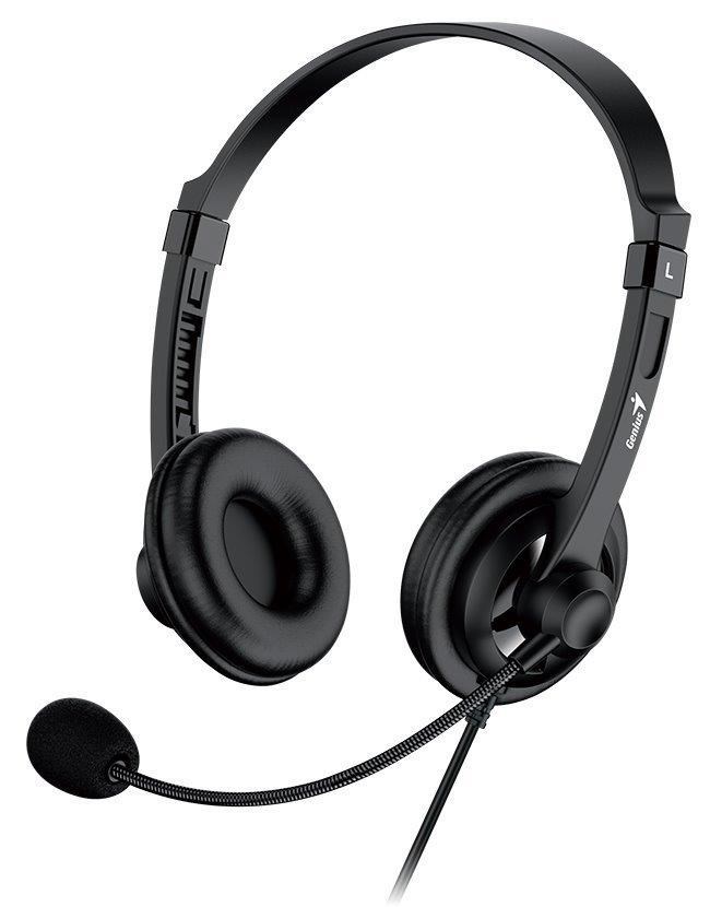 GENIUS sluchátka HS-230U/  USB/  černá0 