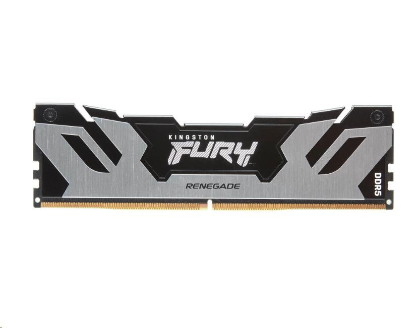 KINGSTON DIMM DDR5 16GB 6400MT/ s CL32 FURY Renegade Stříbrná1 