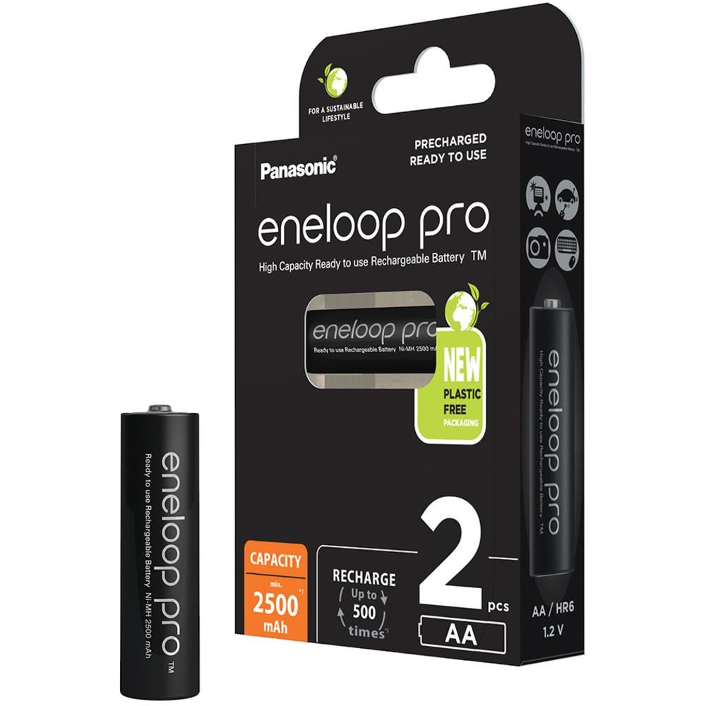 PANASONIC HR6 AA 3HCDE/ 2BE ENELOOP PRO N,  2500 mAh (Blistr 2ks)2 