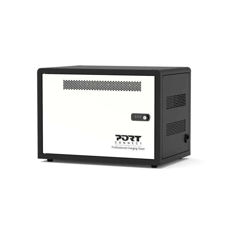 PORT nabíjecí skříňka pro 10 tabletů,  černá3 