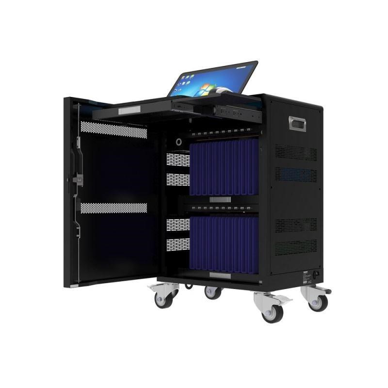 PORT nabíjecí skříňka pro 20 tabletů + 1 notebook,  černá3 