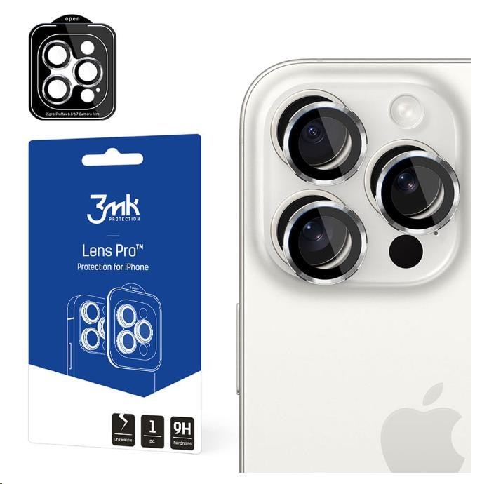 3mk Lens Protection Pro pro Apple iPhone 14,  stříbrná