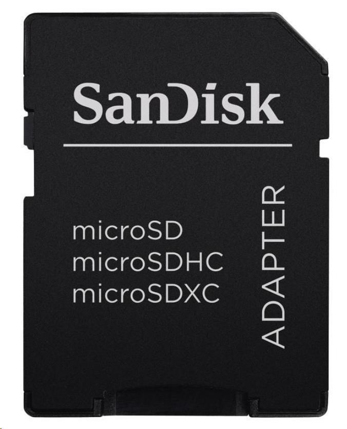SanDisk MicroSDXC karta 256GB Ultra (150 MB/ s,  A1 Class 10 UHS-I) + adaptér1 