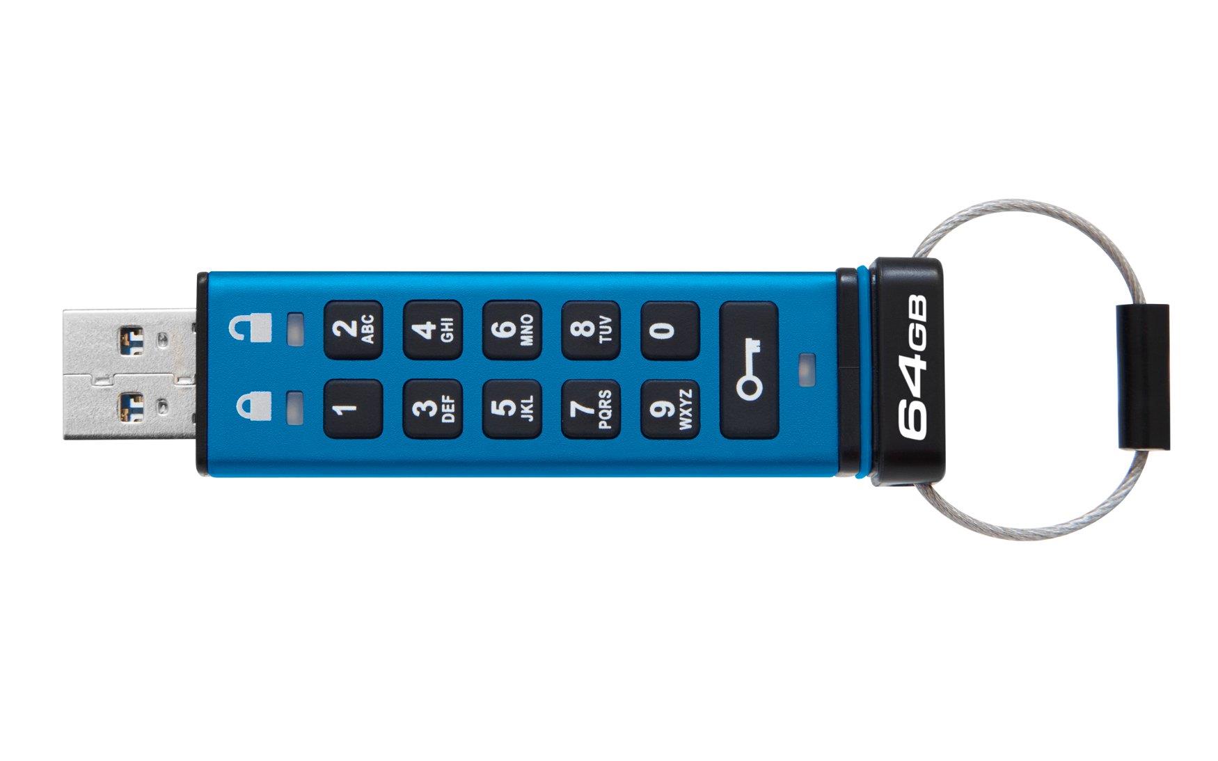 Kingston Flash Disk IronKey 64GB Keypad 200 encrypted USB flash drive5 