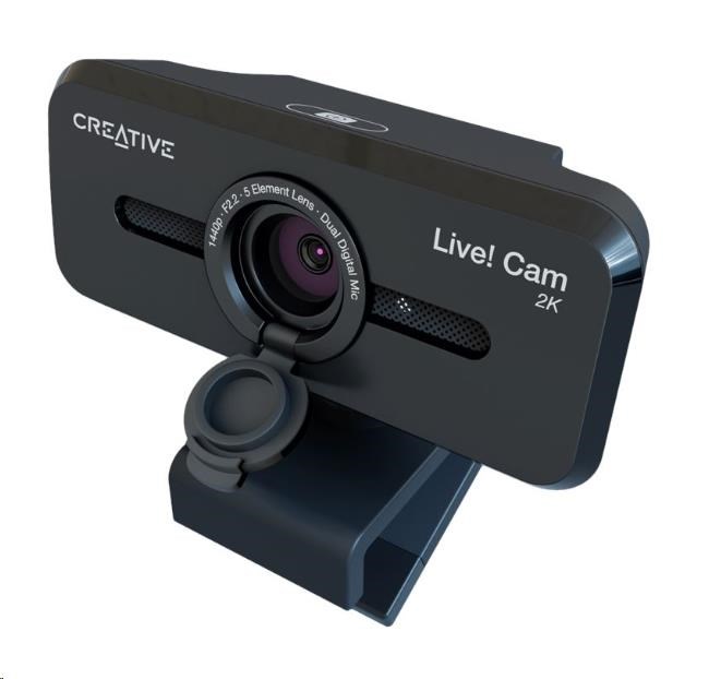 Creative LIVE! CAM SYNC V3, webkamera, 2K QHD, 4x dig. zoom, mikrofony6 