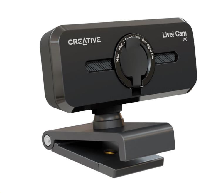 Creative LIVE! CAM SYNC V3, webkamera, 2K QHD, 4x dig. zoom, mikrofony5 