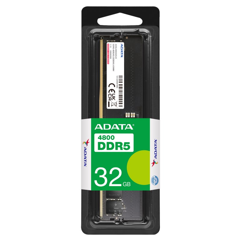 ADATA DIMM DDR5 32GB 4800MHz CL40,  Single Tray1 