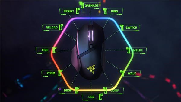 RAZER myš Basilisk V3 Pro,  RGB,  Bluetooth,  optická12 