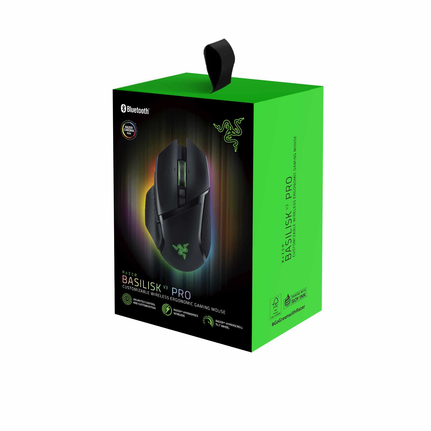 RAZER myš Basilisk V3 Pro,  RGB,  Bluetooth,  optická7 