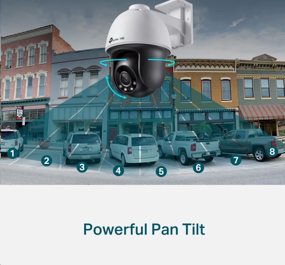 TP-Link VIGI C540(4mm), 4MP, PTZ, PoE, IR 30m, Micro SD card4 