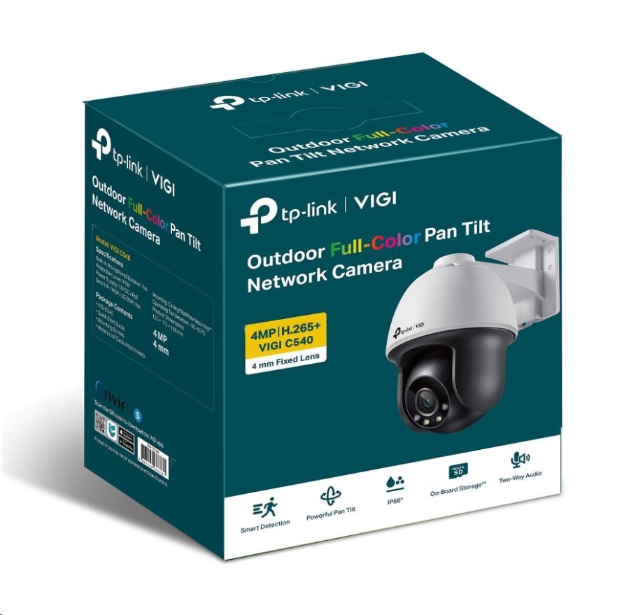 TP-Link VIGI C540(4mm), 4MP, PTZ, PoE, IR 30m, Micro SD card5 