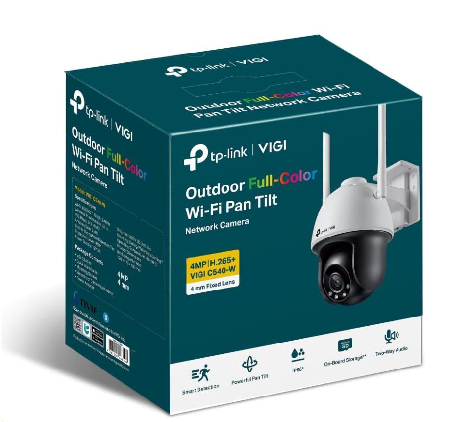 TP-Link VIGI C540-W(4mm), 4MP, PTZ, IR 30m, WIFI, Micro SD card5 