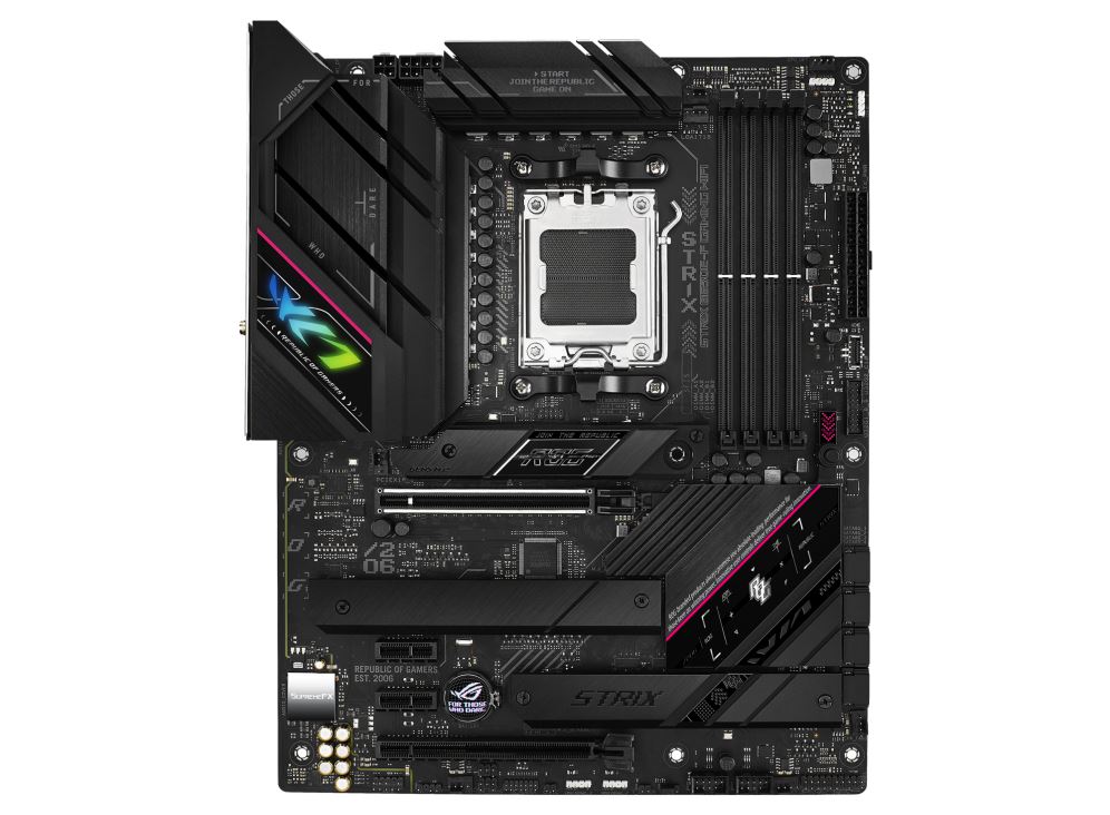 ASUS MB Sc AM5 ROG STRIX B650E-F GAMING WIFI,  AMD B650,  4xDDR5,  1xDP,  1xHDMI,  WI-FI4 