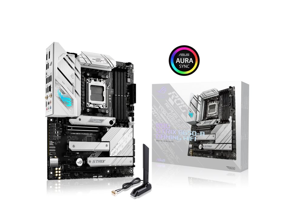 ASUS MB Sc AM5 ROG STRIX B650-A GAMING WIFI,  AMD B650,  4xDDR5,  1xDP,  1xHDMI,  WI-FI0 