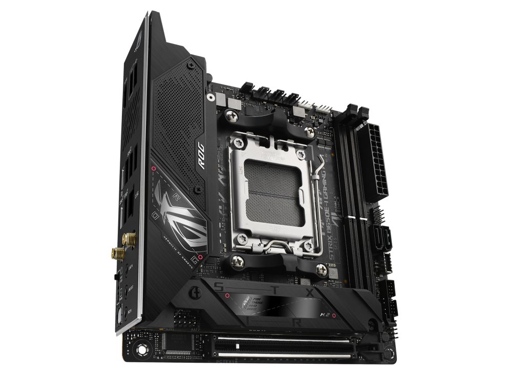 ASUS MB Sc AM5 ROG STRIX B650E-I GAMING WIFI,  AMD B650,  2xDDR5,  1xHDMI,  WI-FI,  mini-ITX3 