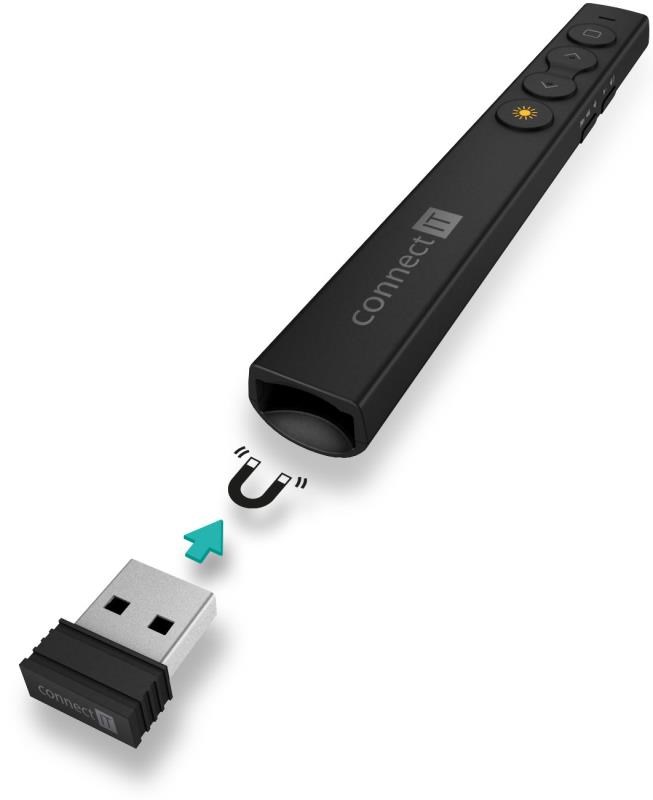 CONNECT IT laserové ukazovátko (AAA baterie),  černá6 