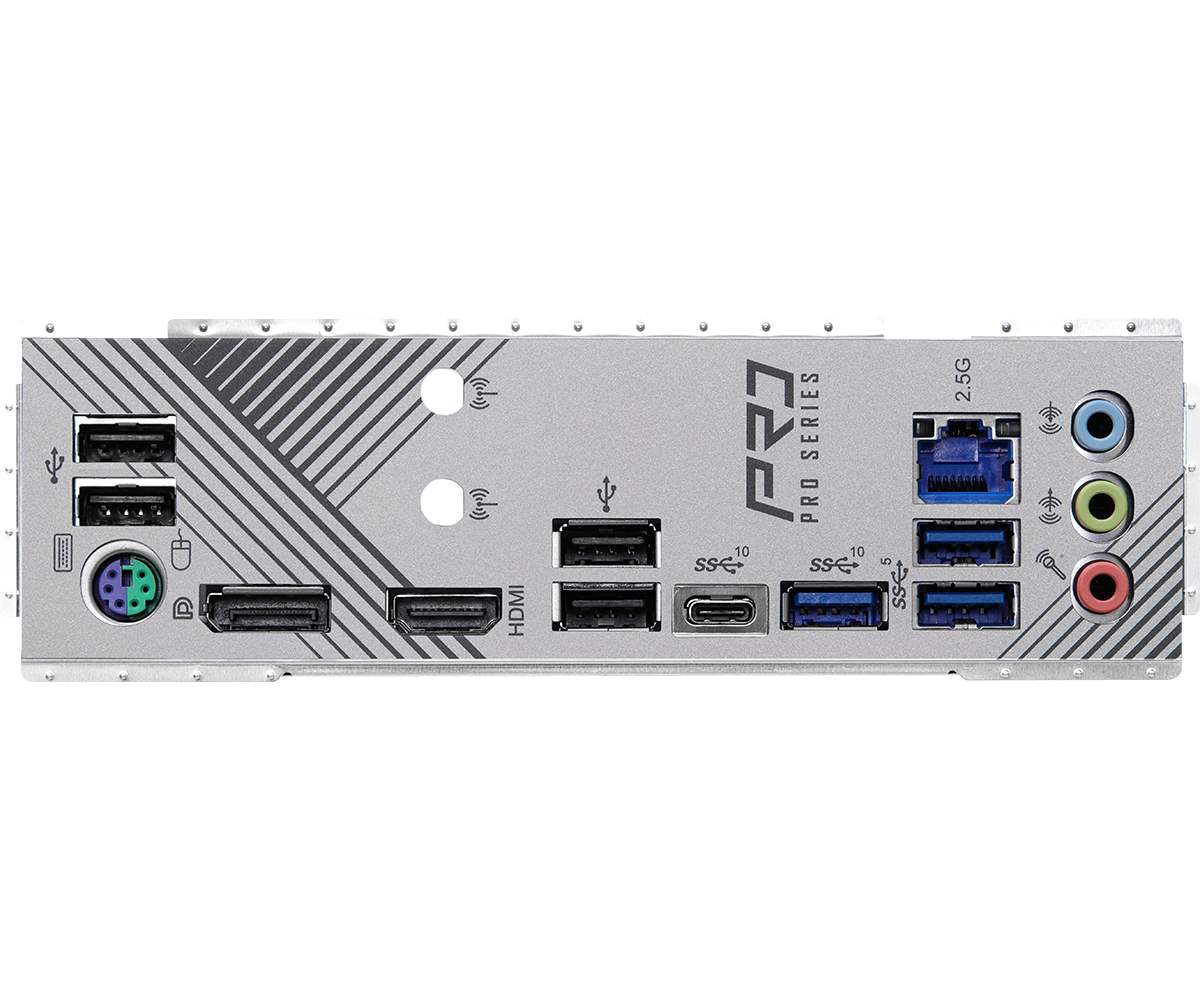 ASRock MB Sc LGA1700 Z790 PRO RS,  Intel Z790,  4xDDR5,  1xDP,  1xHDMI5 