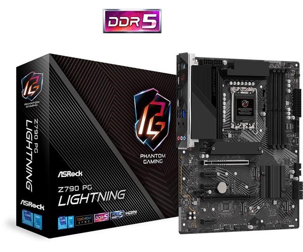ASRock MB Sc LGA1700 Z790 PG LIGHTNING,  Intel Z790,  4xDDR5,  1xHDMI0 