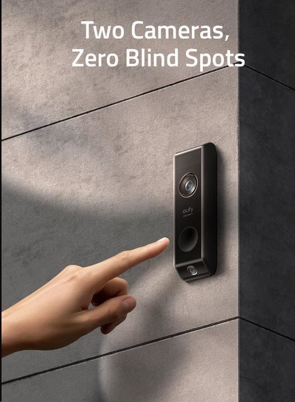 Anker Eufy Video Doorbell Dual (2K,  Battery-Powered) add on Doorbell1 