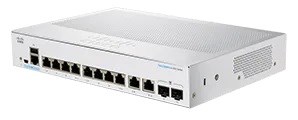 Cisco switch CBS350-8T-E-2G-EU (8xGbE, 2xGbE/ SFP combo, fanless) - REFRESH0 