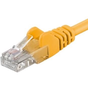 PremiumCord Patch kabel UTP RJ45-RJ45 CAT6 1m žlutá0 