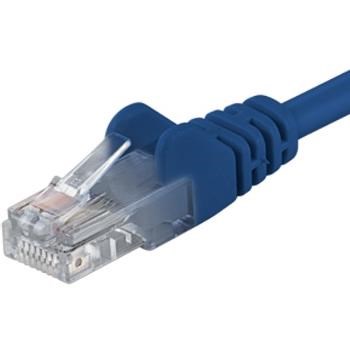 PremiumCord Patch kabel UTP RJ45-RJ45 CAT6 7m modrá0 