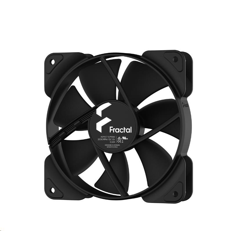 FRACTAL DESIGN ventilátor Aspect 12 PWM Black,  120mm1 