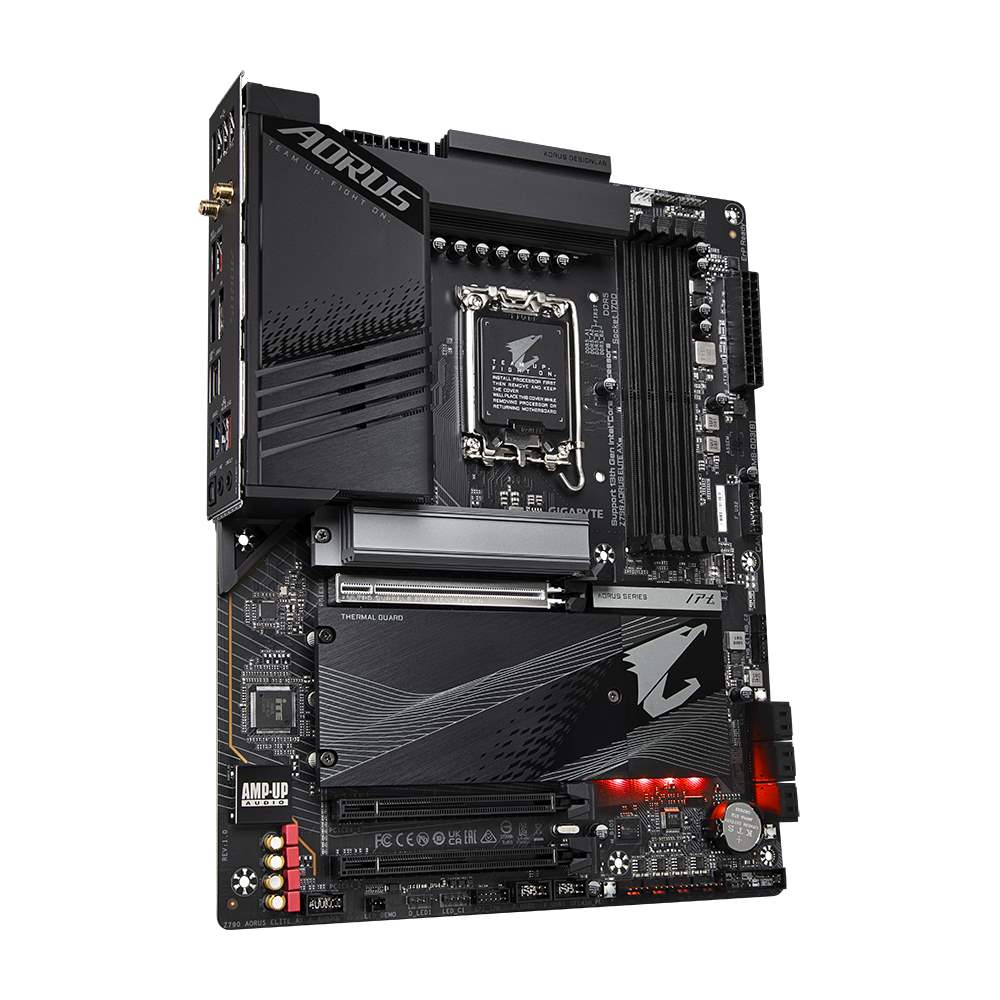 GIGABYTE MB Sc LGA1700 Z790 AORUS ELITE AX,  Intel Z790,  4xDDR5,  1xDP,  1xHDMI,  WI-FI1 