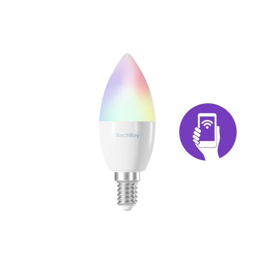 TechToy Smart Bulb RGB 6W E14 ZigBee-Bazar,  poškozený obal0 