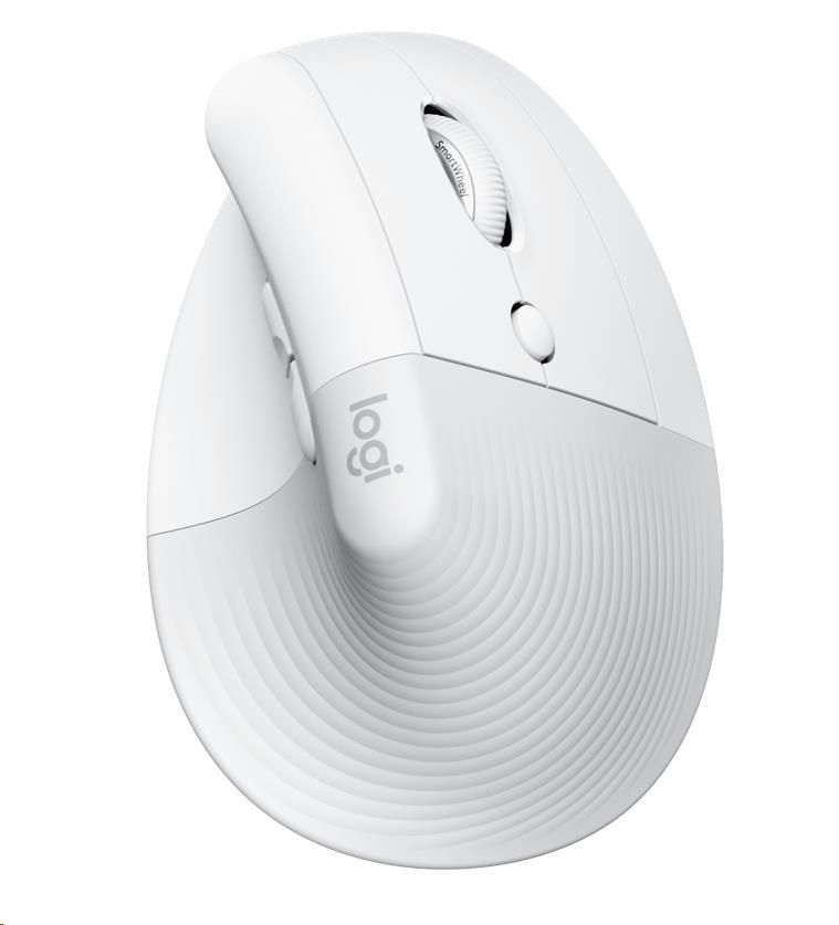 Logitech Lift Vertical Ergonomic Mouse for Business,  Mac,  off-white/ pale grey0 