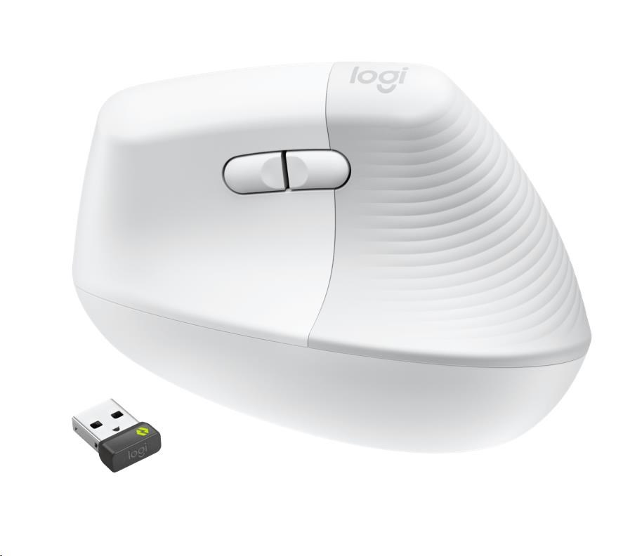 Logitech Lift Vertical Ergonomic Mouse for Business,  Mac,  off-white/ pale grey1 