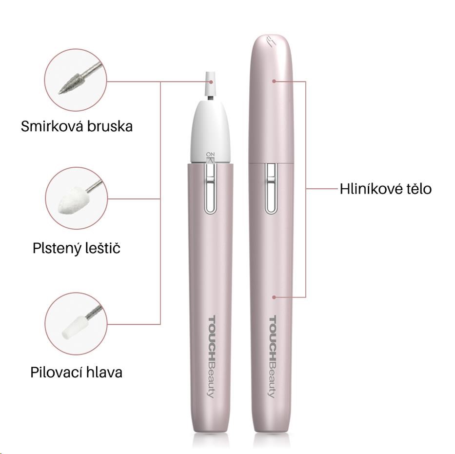 TOUCHBeauty 2035 Bruska na manikúru a pedikúru 3v12 