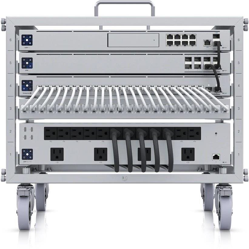 UBNT U-Rack-6U-TL,  Beznástrojový mini rozvaděč,  6U2 