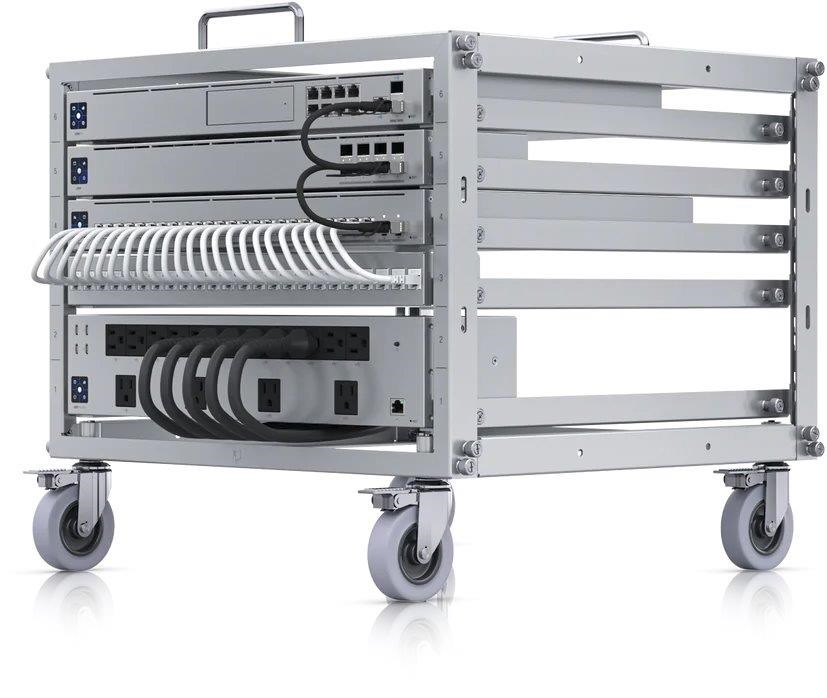 UBNT U-Rack-6U-TL,  Beznástrojový mini rozvaděč,  6U3 