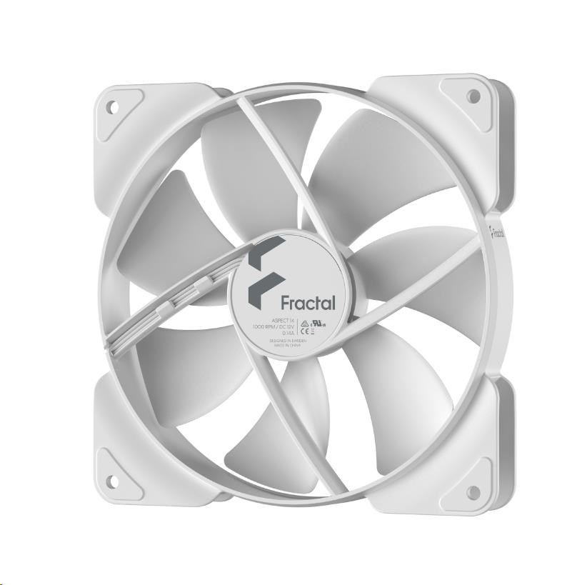 FRACTAL DESIGN ventilátor Aspect 14 White,  140mm0 