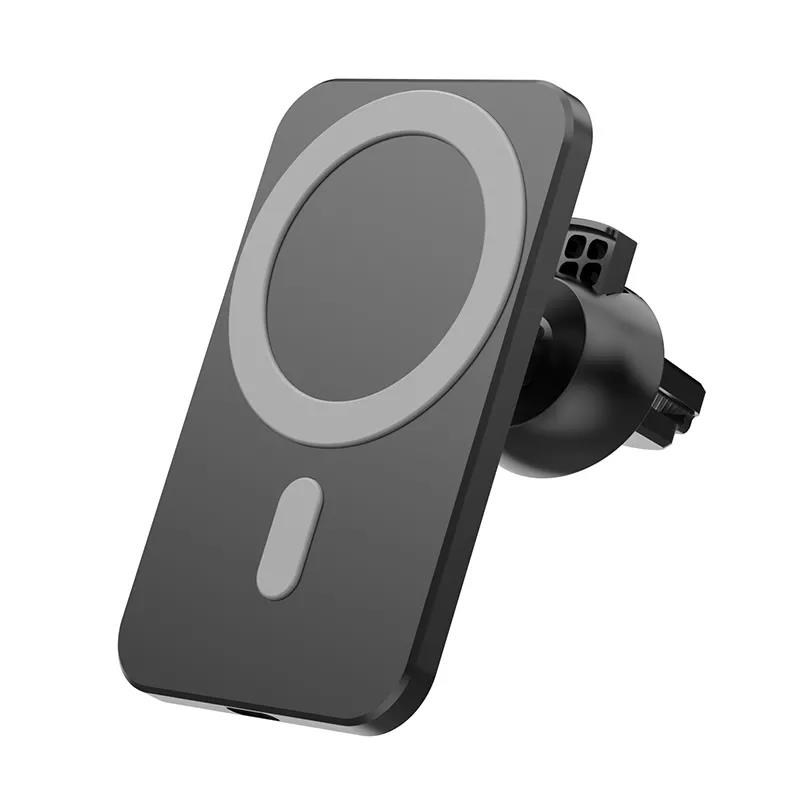 1stCOOL bezdrátová QI nabíječka 15W,  magnetická,  do auta,  MagSafe kompatibilní,  černá8 