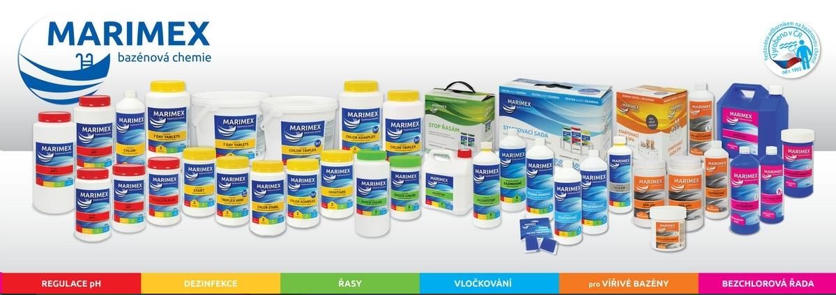 Marimex Chlor Triplex 4, 6 kg - bazénová chemie - DEZINFEKCE1 