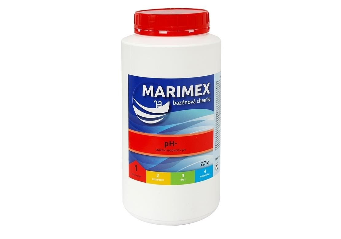 Marimex pH- 2, 7 kg - přípravek ke snížení hodnoty pH ve vodě0 