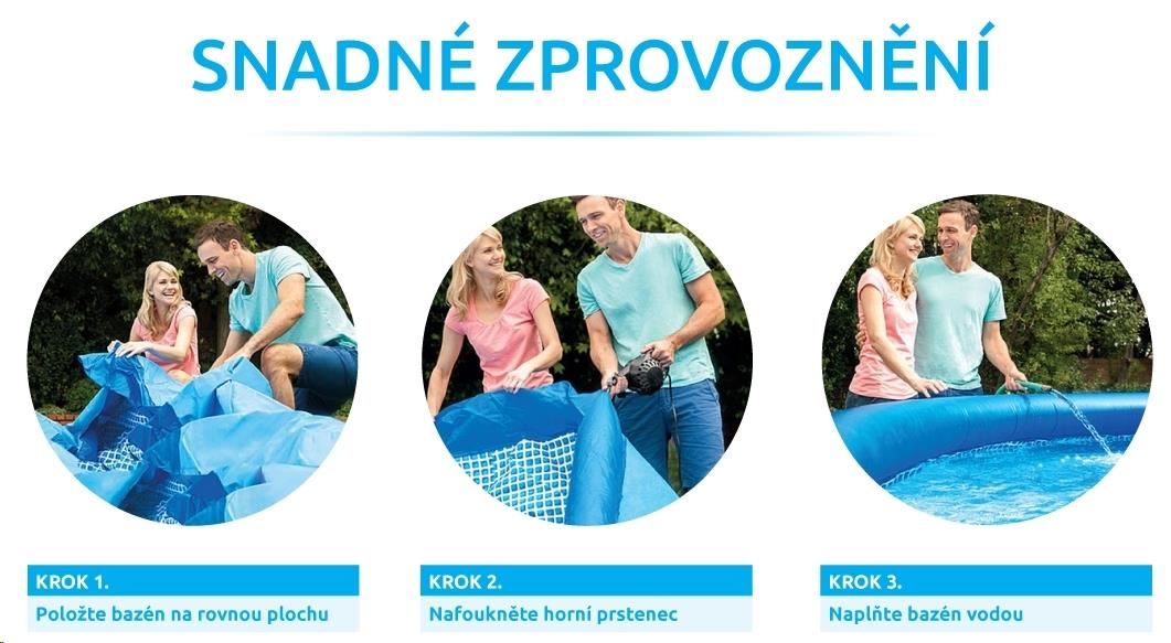 Marimex Bazén Tampa 3, 66x0, 91 m bez filtrace - motiv RATAN0 