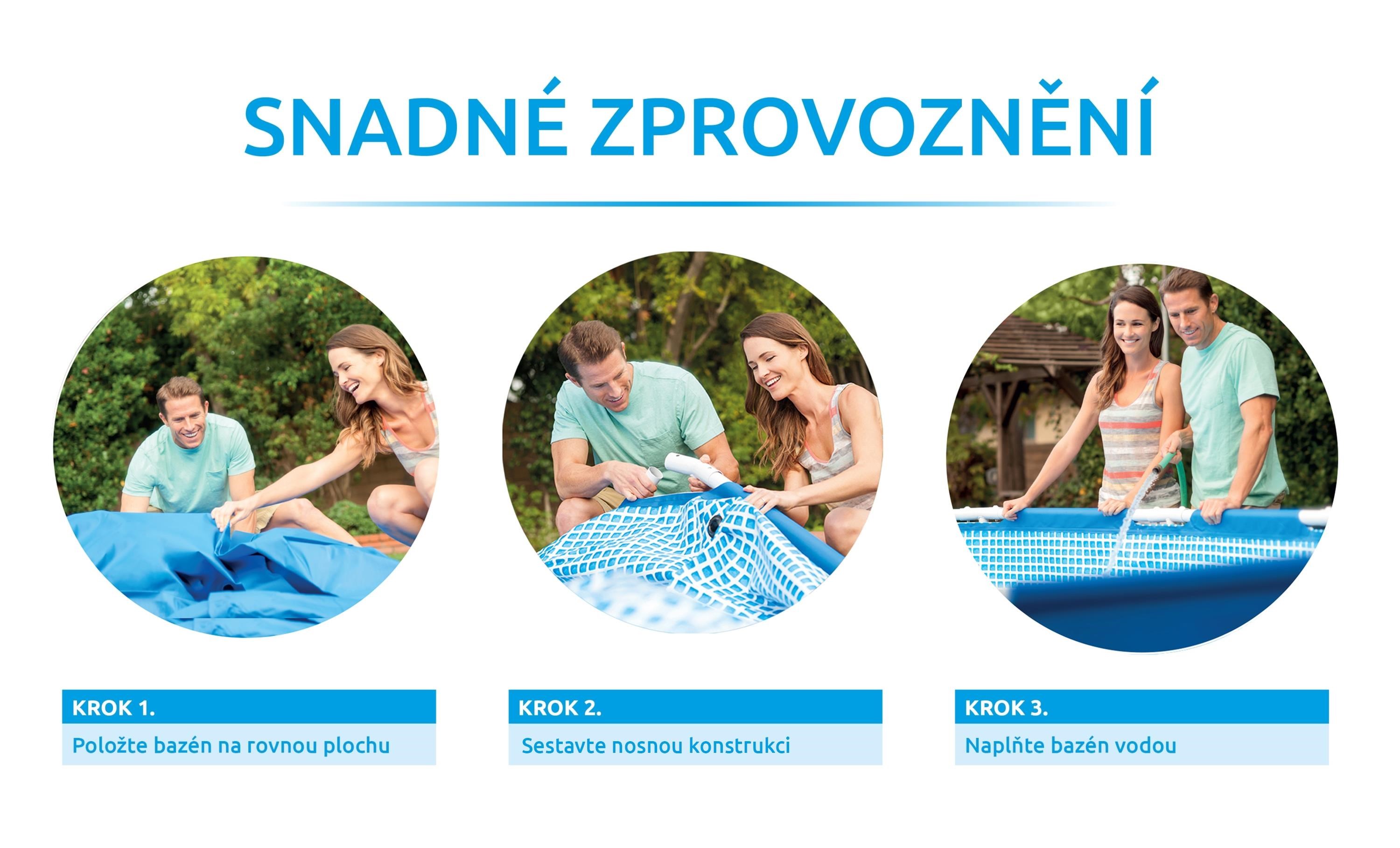 Marimex Florida bazén 3, 05x0, 91 m bez příslušenství - motiv RATAN5 