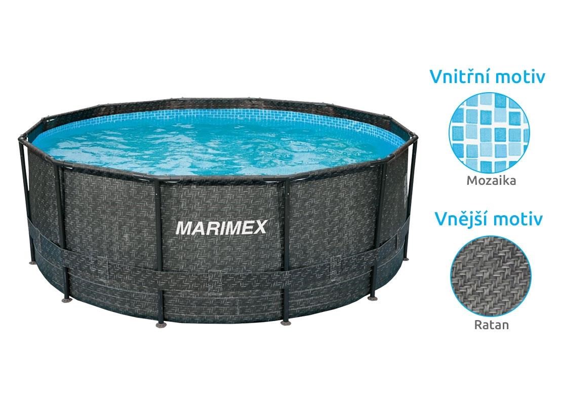 Marimex Florida bazén 3, 66x1, 22 m bez příslušenství - motiv RATAN2 