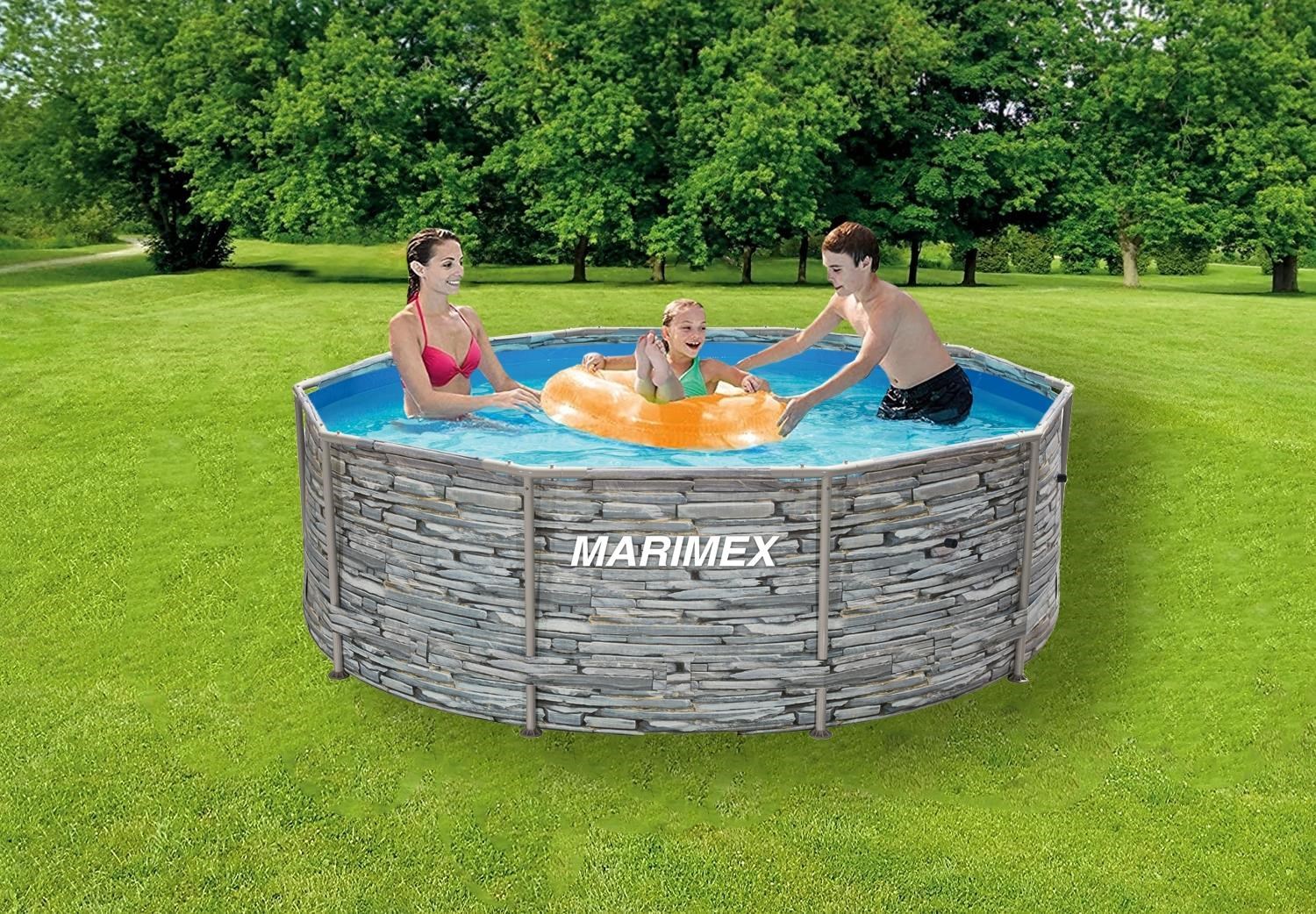 Marimex Florida Bazén 3,66x1,22 m bez příslušenství - motiv KÁMEN9 