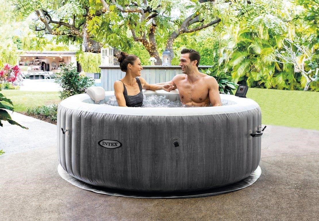 Intex vířivý bazén Pure Spa - Bubble Greywood Deluxe AP 48 
