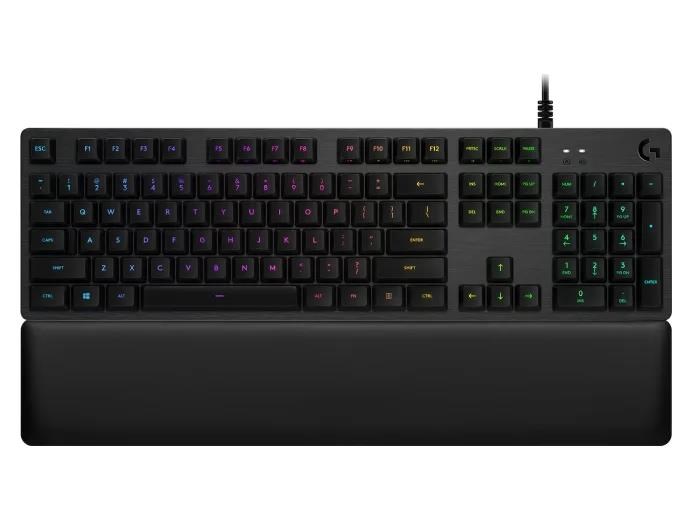 Logitech Mechanical Gaming Keyboard G513 LIGHTSYNC RGB - CARBON - GX Brown - TACTILE - US INT"L - USB0 