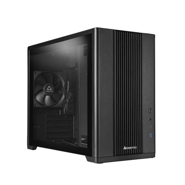 CHIEFTEC skříň Uni Series/Minitower, BX-10B-OP, USB 3.0, bez zdroje, černá1 