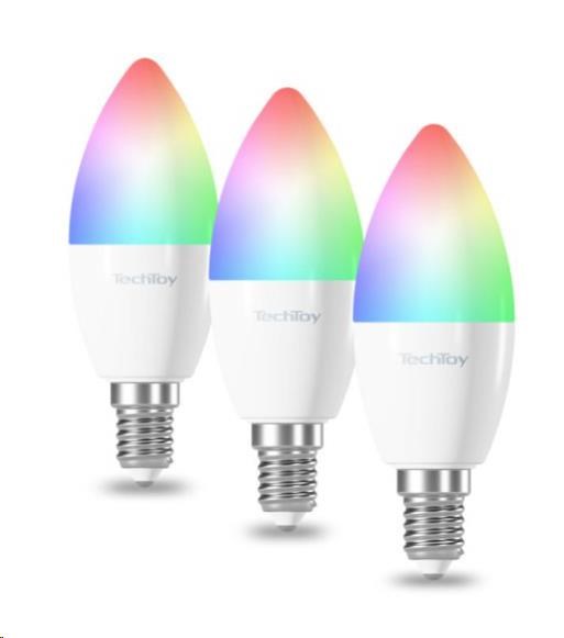 TechToy Smart Bulb RGB 6W E14 ZigBee 3pcs set2 